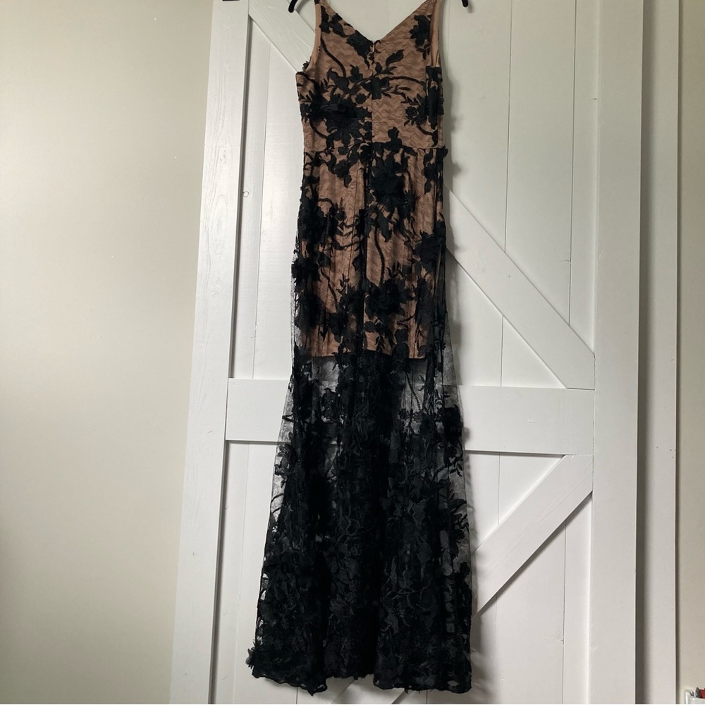 Dress the Population Black Floral Gown - Picture 6 of 16
